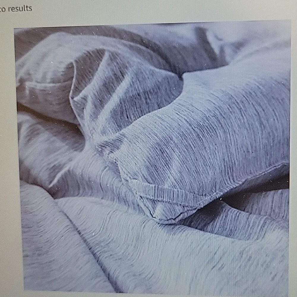 BEDSURE Queen 3pc comforter set Gray Cationic Dyed All Season 88X88